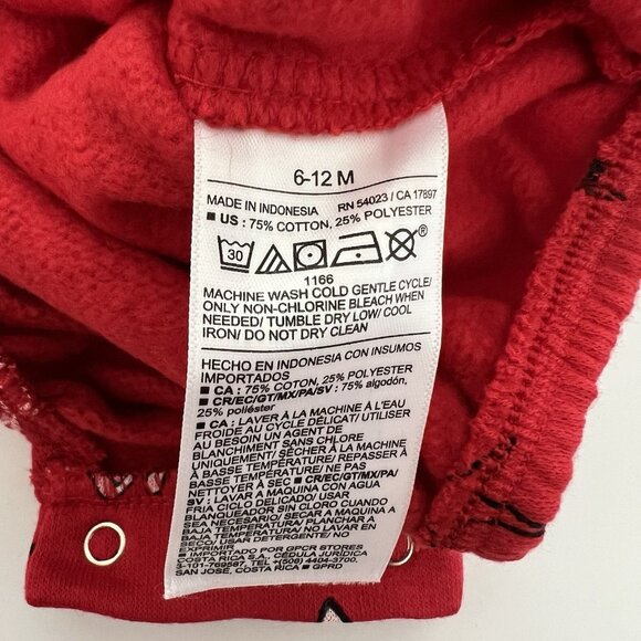 Old Navy Sweet Baby Girl Valentine Long Sleeve Sweater Romper Bodysuit 6-12 m - Picture 8 of 8